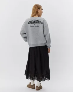 ELISW SWEATSHIRT - Grey melange