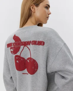 ELISW SWEATSHIRT - Grey melange