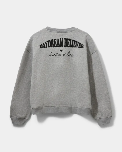ELISW SWEATSHIRT - Grey melange