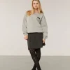 ELISY SWEATSHIRT - Grey melange