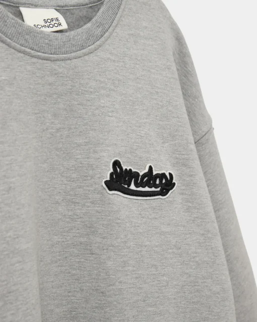 ELISY SWEATSHIRT - Grey melange