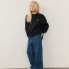ELISY SWEATSHIRT - Navy Blue