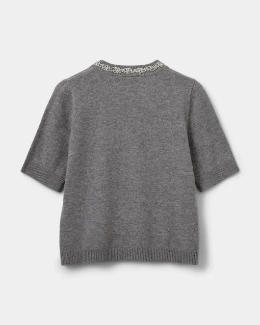 ELLERYSW CARDIGAN - Grey mel