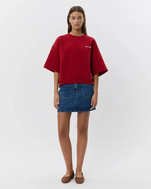ELOISESW SWEATSHIRT - Red