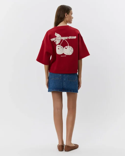 ELOISESW SWEATSHIRT - Red