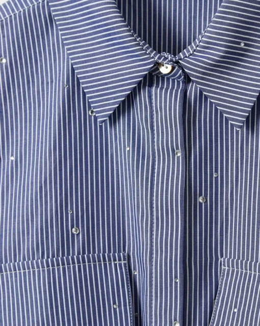 ELYNSW SHIRT - Blue striped