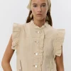 FARAHSW VEST - Warm Sand