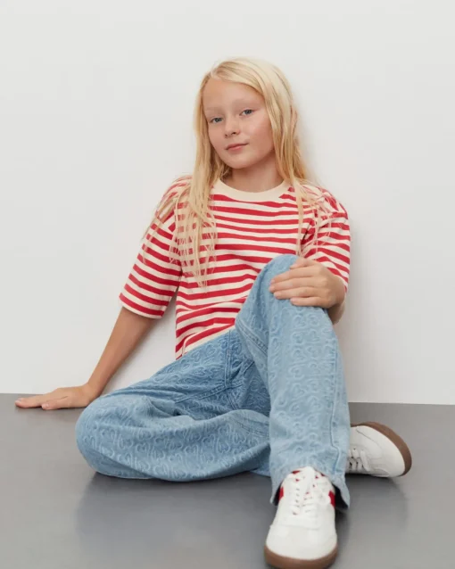 FELUCASY T-SHIRT - Berry red