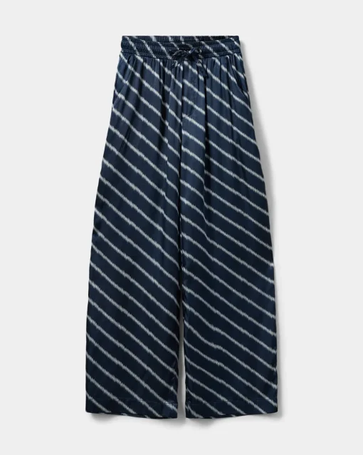 FIASY HIGH WAIST TROUSERS - Navy Blue