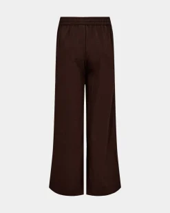 FIASY HIGH WAIST TROUSERS - Brown Fudge