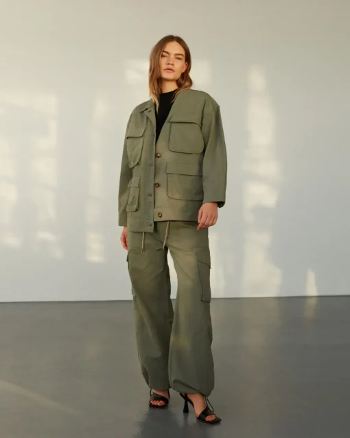 FIELLASW JACKET - Sage green