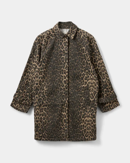FILIPASW COAT - Light brown leopard