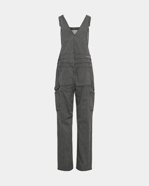 FLORANCASW OVERALLS - Black thin stripe