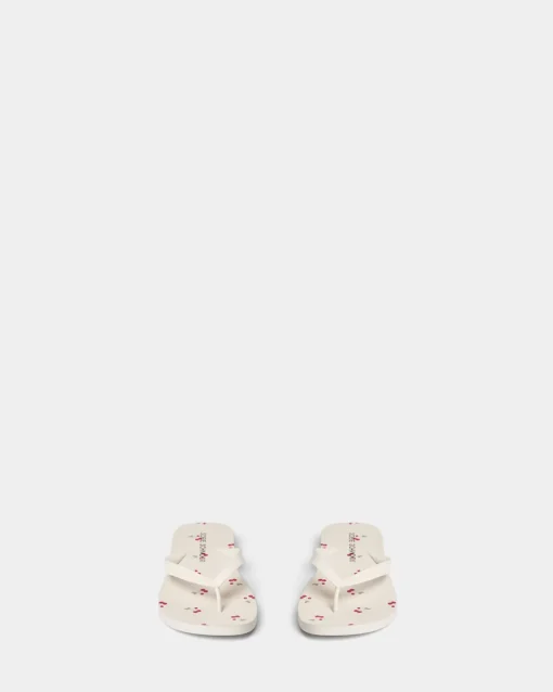 FRIDASY SANDAL - Off White AOP Cherry