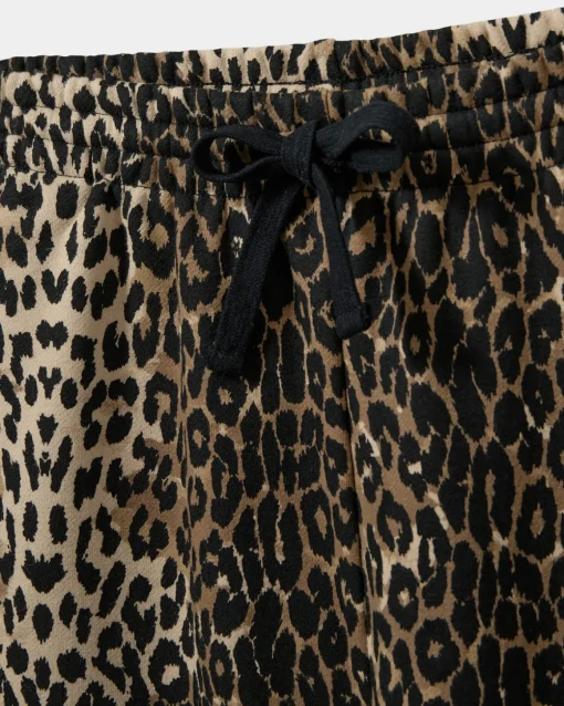 GABBISW SWEATPANTS - Light brown leopard