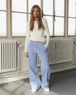 GITTESW TROUSERS - Blue