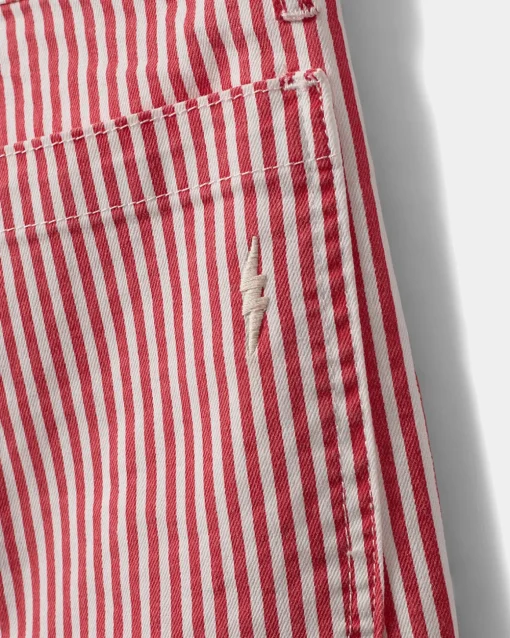 GITTESY TROUSERS - Berry red