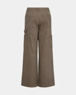 GITTESY TROUSERS - Chocolate brown