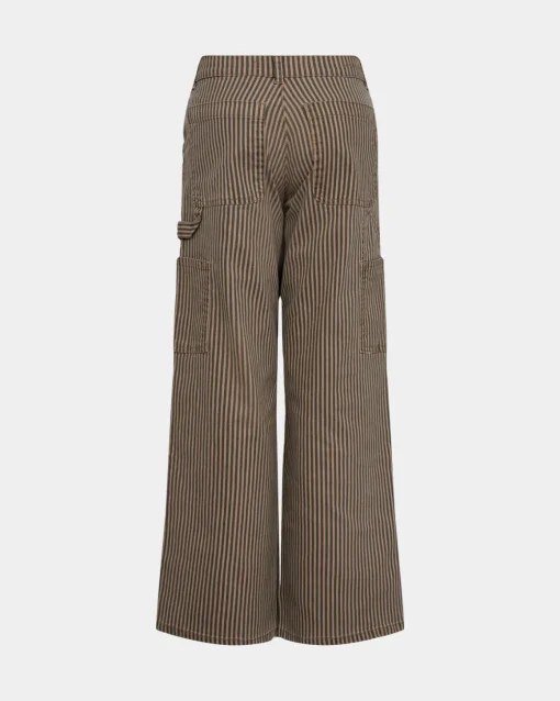 GITTESY TROUSERS - Chocolate brown