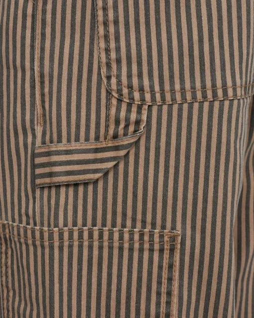 GITTESY TROUSERS - Chocolate brown