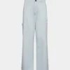GITTESY TROUSERS - Ice Blue