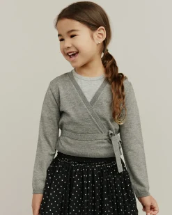 GRACYSK CARDIGAN - Light grey melange