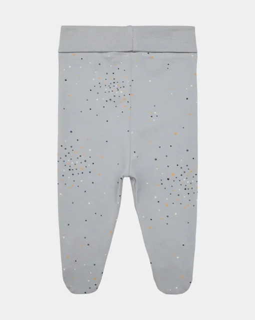 HALFDANSB TROUSERS - Dusty Blue w Star