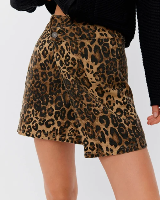 HARLEESW SKIRT - Leopard