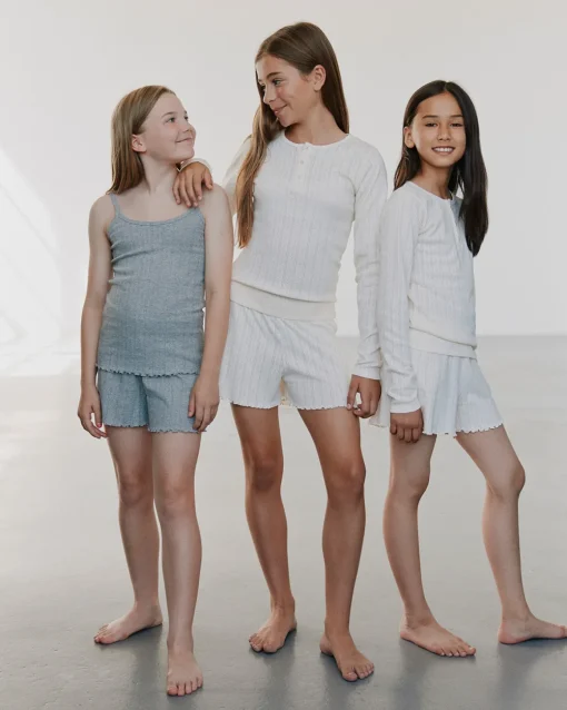 HASELSY POIENTELLE SHORTS - Grey mel