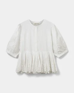 HATTIESW BLOUSE - Snow white