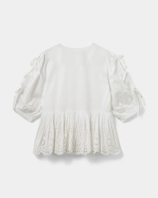 HATTIESW BLOUSE - Snow white