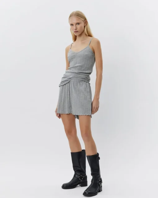 HAZELSW SHORTS - Grey mel