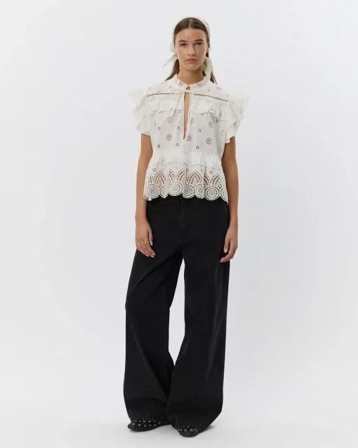 HAZELSW TOP - Off white