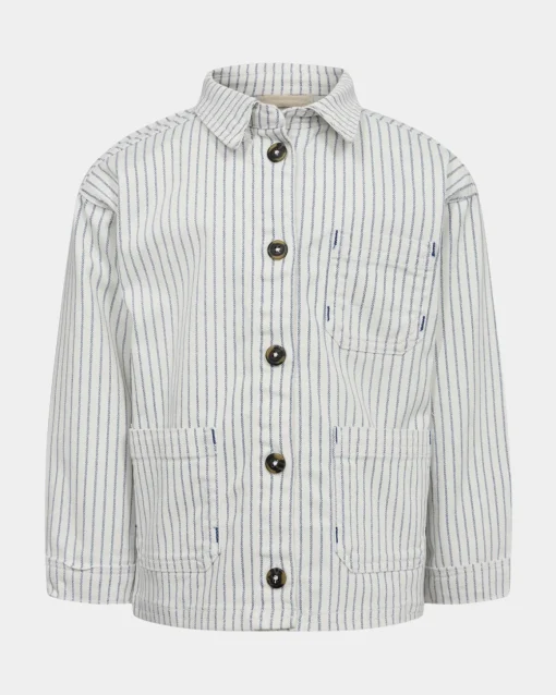 HECTORSK JACKET - Blue striped