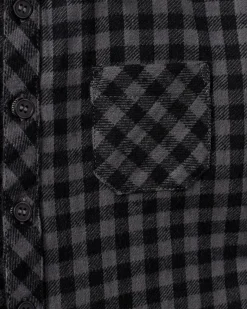 HELMUTSB SHIRT - Black checked