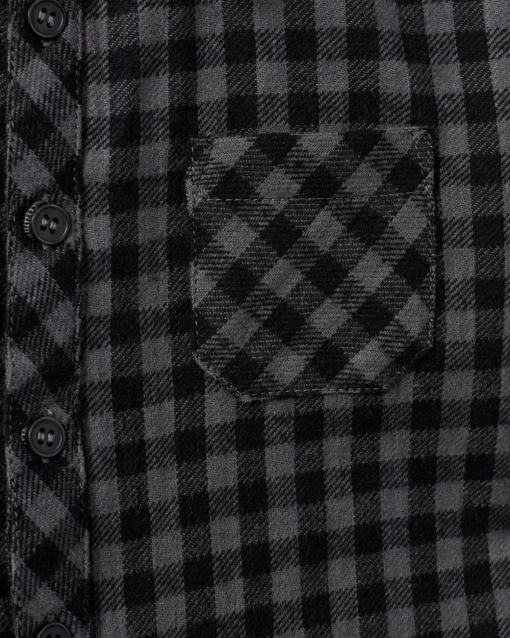 HELMUTSB SHIRT - Black checked