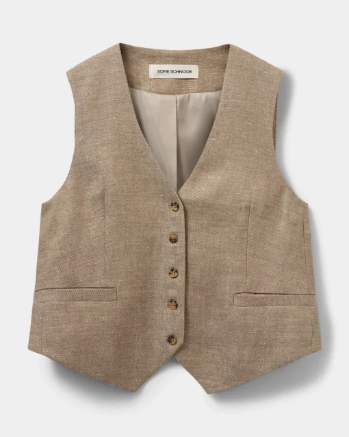 IDASW VEST - Light brown