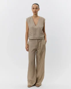 INAYASW TOP - Camel