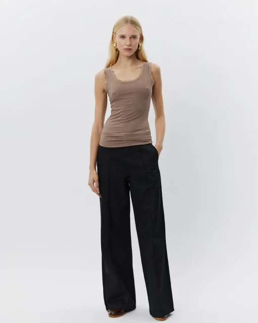 IZZASW TROUSERS - Black