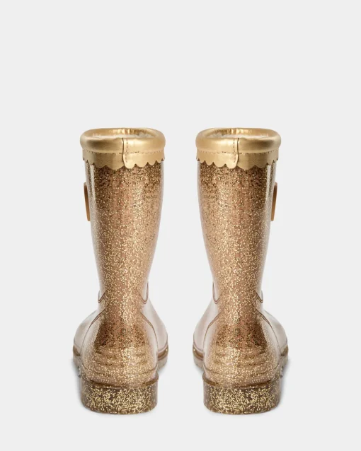 JESSICASK RUBBER BOOT W. LINING - Champagne