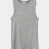 JULLIESY TOP - Grey melange