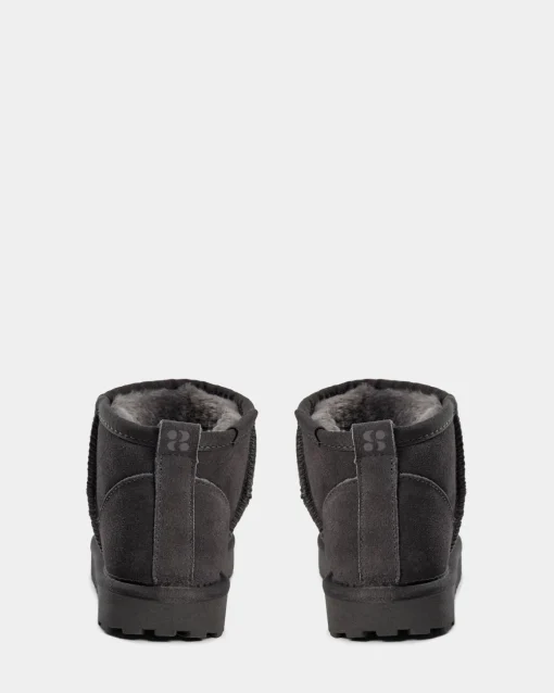 KELLIESY TEDDY BOOT - Dark grey
