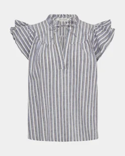LailaSW Top - Blue striped