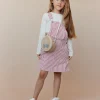 LARINSK DRESS - Red Striped