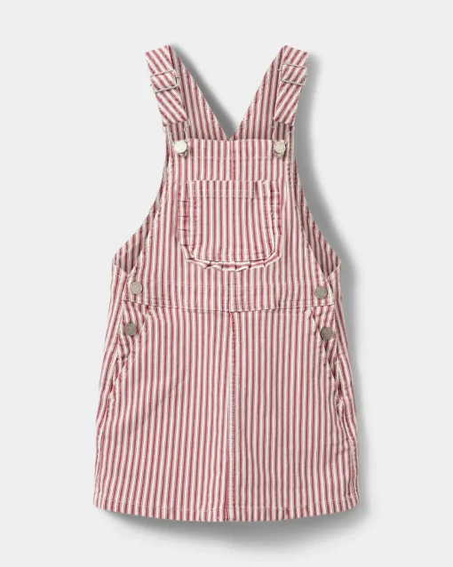 LARINSK DRESS - Red Striped