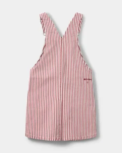LARINSK DRESS - Red Striped
