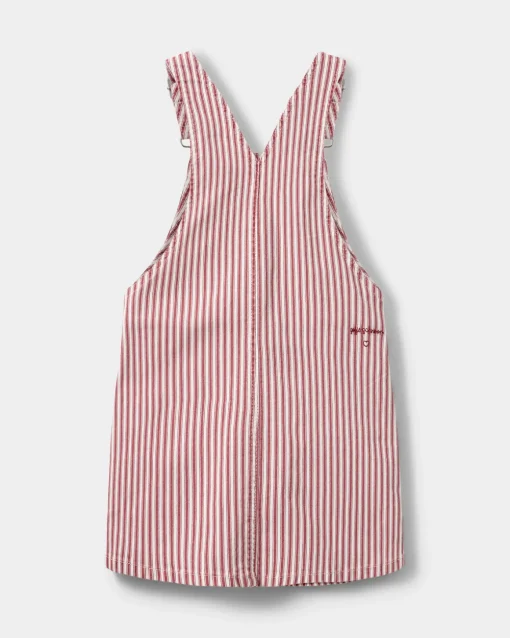 LARINSK DRESS - Red Striped