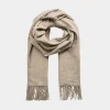 LAURASY SCARF - Brown melange