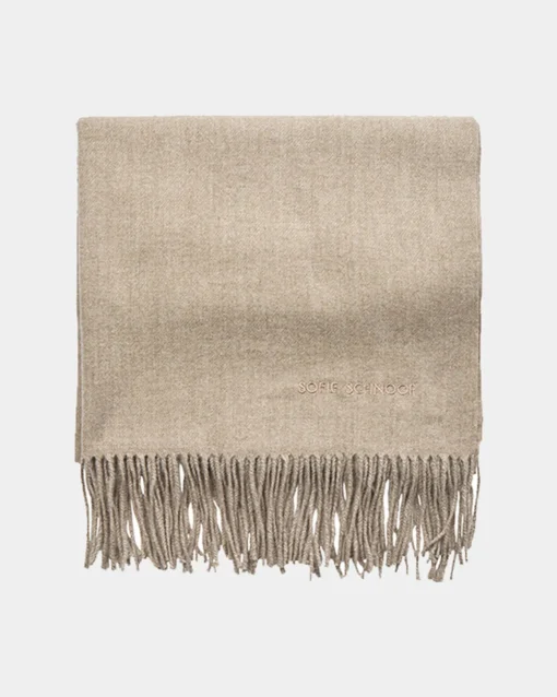 LAURASY SCARF - Brown melange
