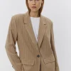 LENNONSW BLAZER - Light Brown Striped